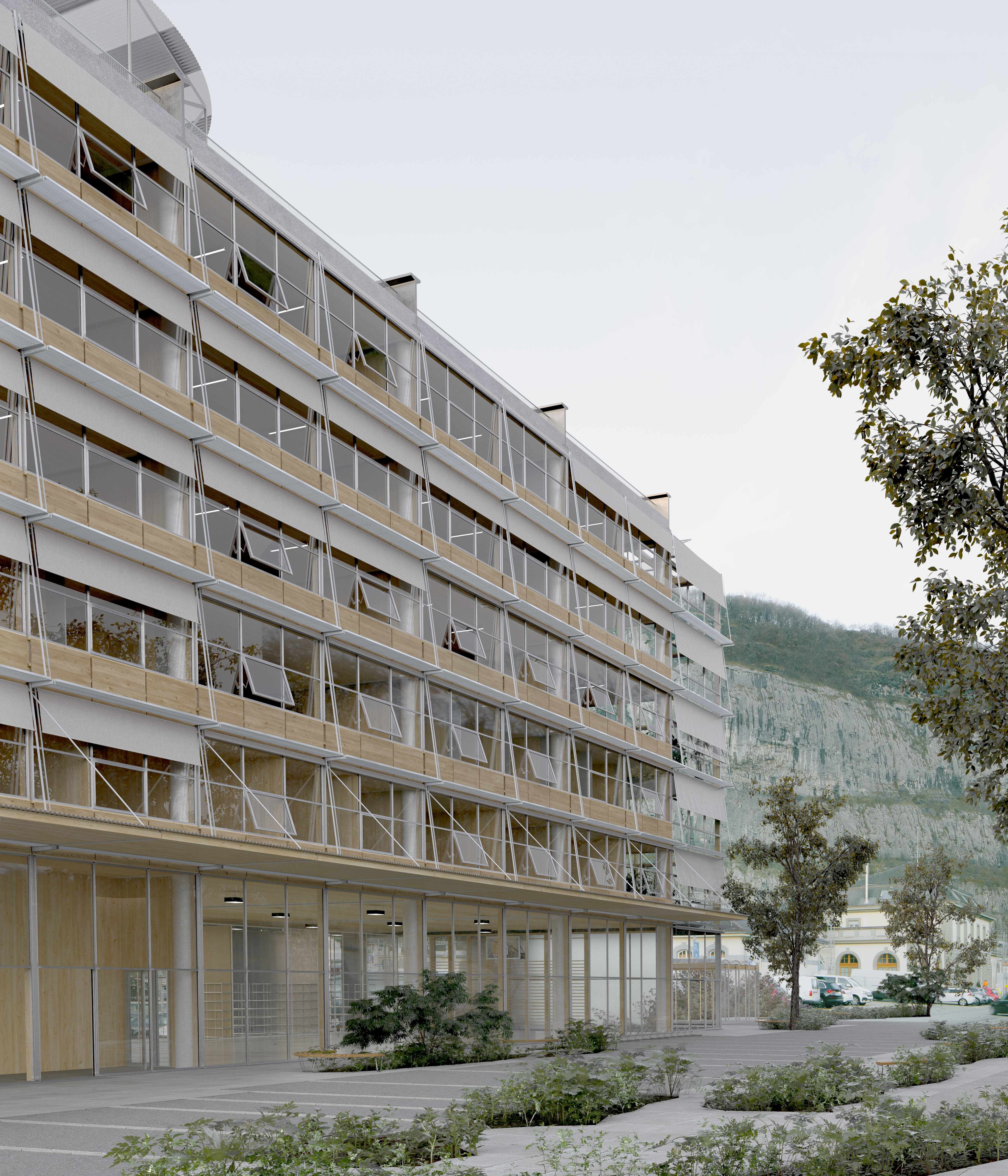 1435 mm — façade principale