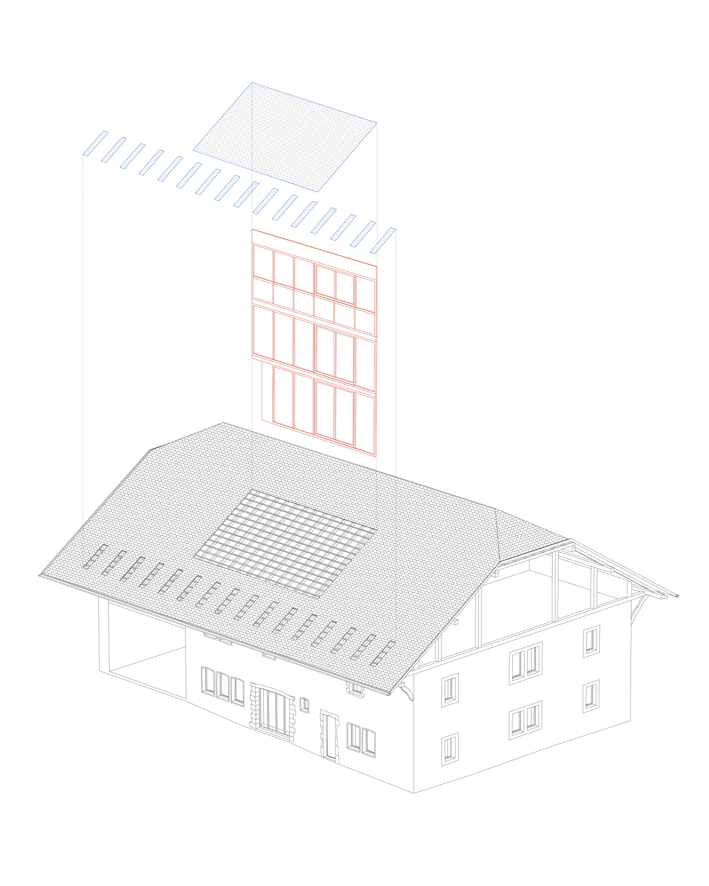 Biollay, axonometric