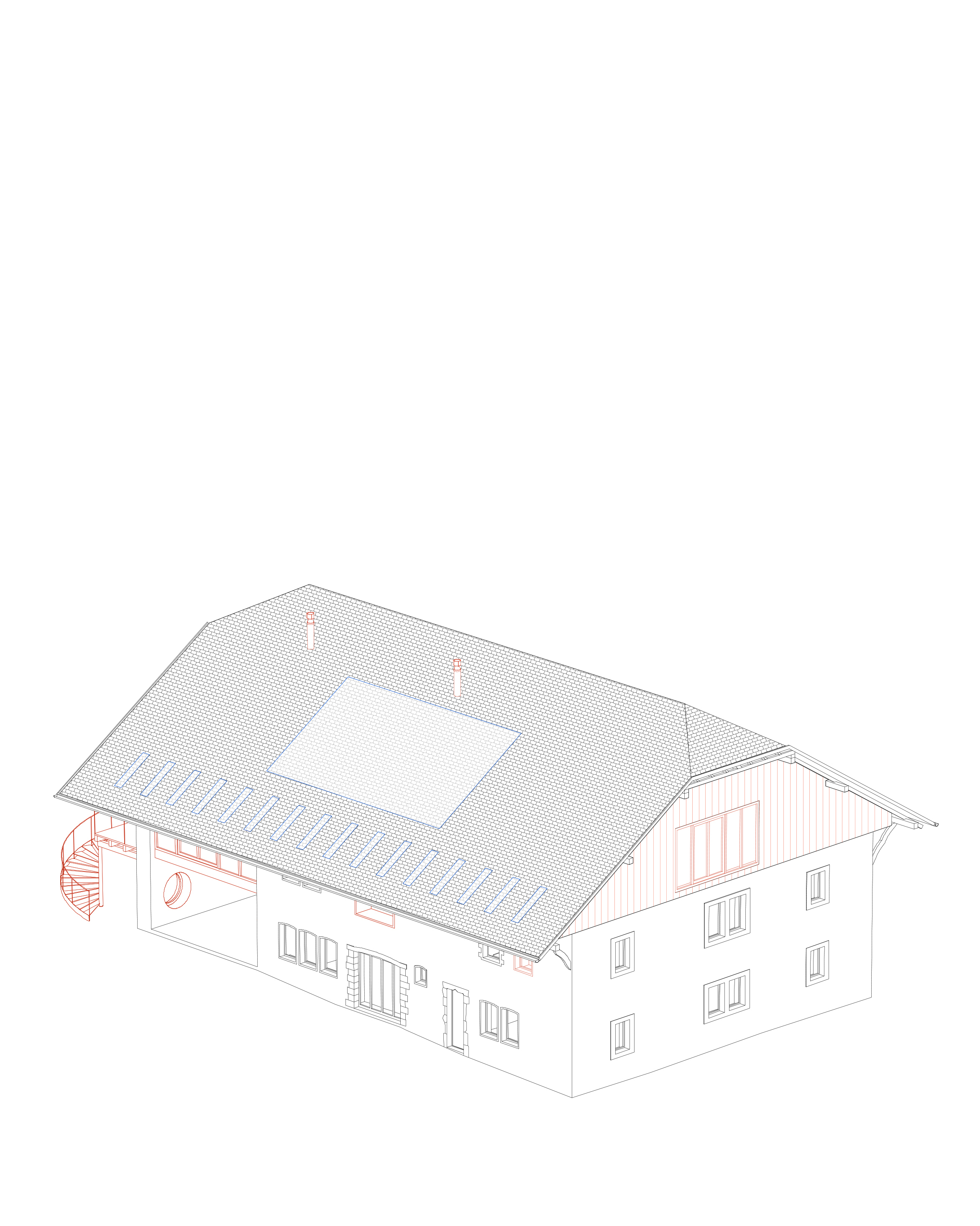 Biollay, axonometric