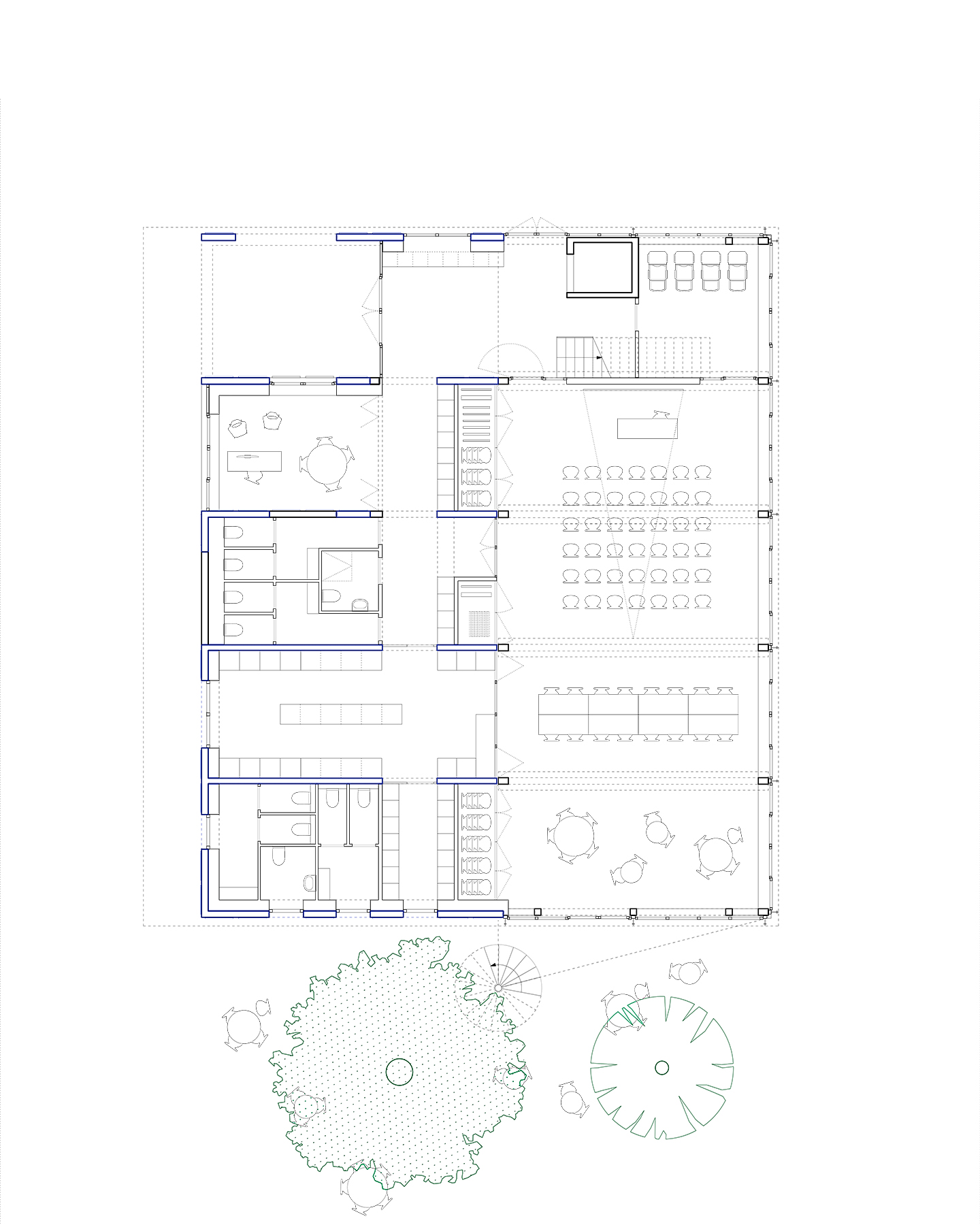 La maison bleue — plan étage