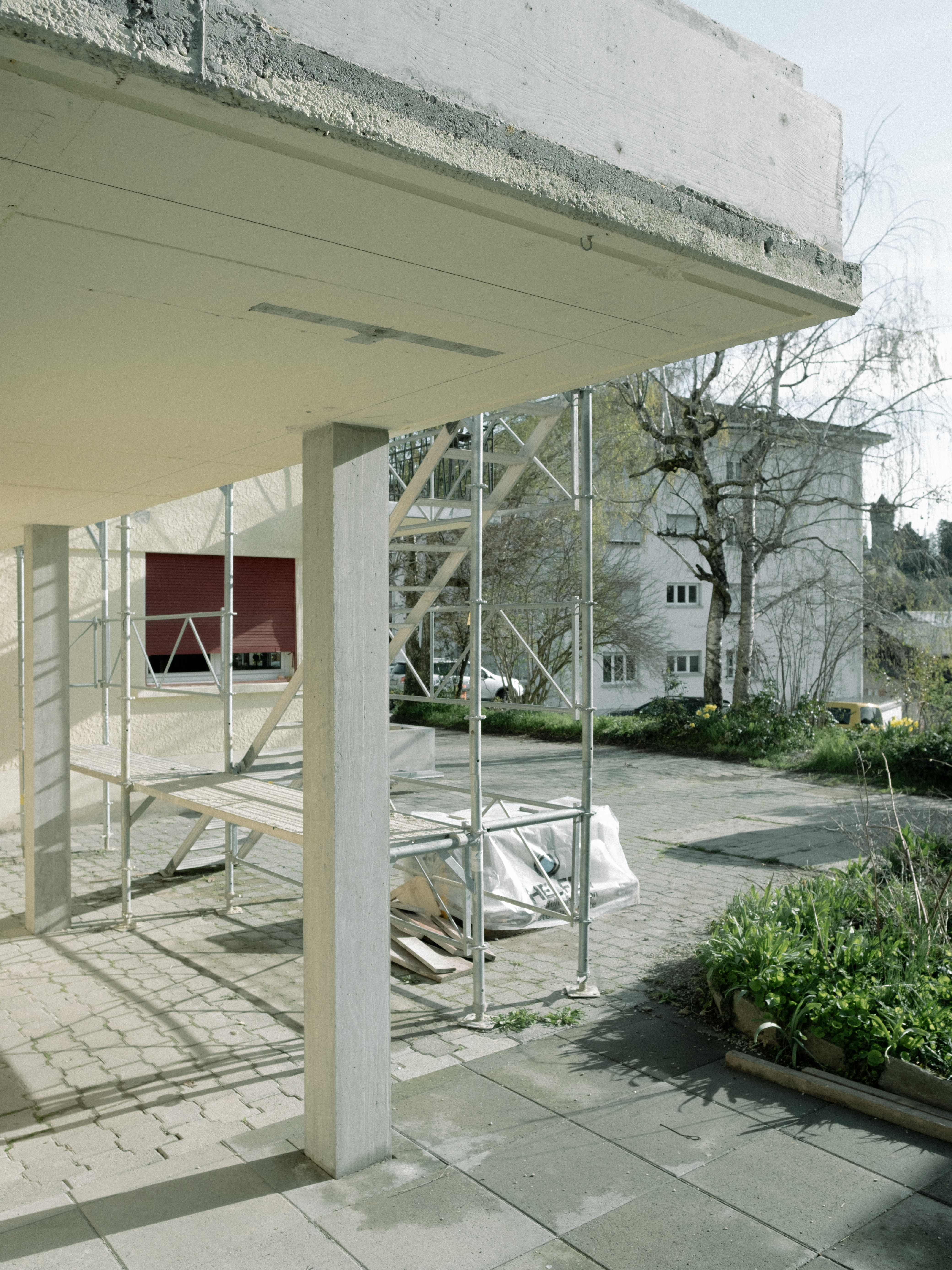 Solaris — chantier, sous la dalle